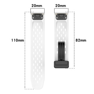 Dây đeo đồng hồ QuickFit 20mm 22mm 26mm Fenix8 cho Garmin Fenix E 8 43 / 47 / 51mm 7X 7 7S 6S 6X 5X / Enduro 3 / Epix Pro Vòng đeo tay dây silicon