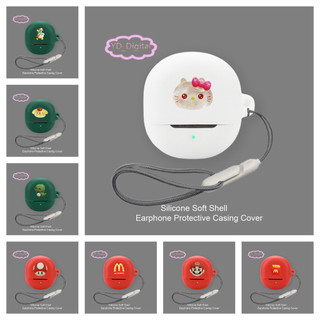 Dành cho SoundPEATS Air 5 / Air 5 lite Ốp lưng silicon hoạt hình dễ thương Vỏ mềm Vỏ bảo vệ tai nghe có thể giặt được chống sốc