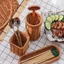 Giỏ đựng rau củ quả bánh mì YUJINI, độ cứng 7 kiểu mây dệt Giỏ phục vụ, Giỏ mây gia dụng dệt tay Nhà hàng phục vụ màn hình để bàn