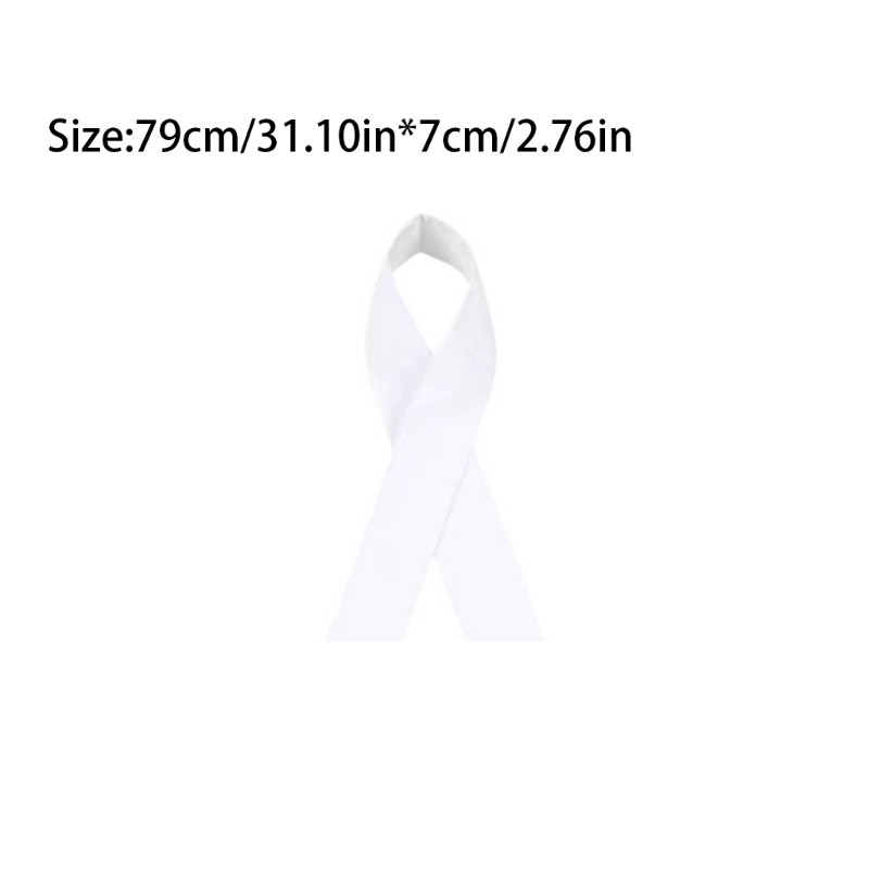 Chinese Style White Detachable False Collar for Ancient Dress Skinny Long Scarf