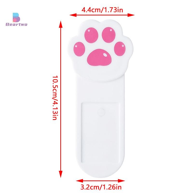 < beartwo > Bộ nâng nắp bồn cầu hoạt hình dễ thương Hình móng vuốt sáng tạo Tay cầm nhà vệ sinh bằng nhựa Dụng cụ mở vỏ sò tiện lợi Phòng tắm Cung cấp tại nhà Đẹp