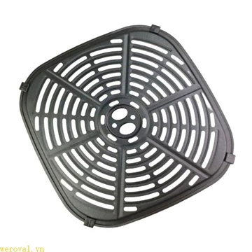 WER 6QT Kim Loại Lót Nồi Kim Loại Lót Thép Carbon Nồi Chiên Không Khí Khay Kim Loại Chiên Không Khí Đĩa Nồi Chiên Không Khí Phụ Kiện Cho Co
