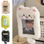 BAMBOOB Sang Trọng Photocard, Phim Hoạt Hình Gấu Xe Buýt Cửa Tay Áo, Hình Ảnh Thần Tượng Động Vật Dễ Thương Nhiều Phong Cách Túi Đựng Thẻ Học Sinh Mặt Dây