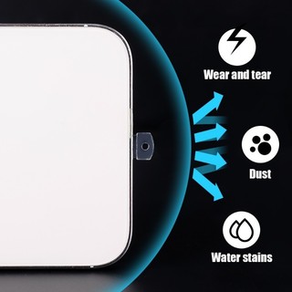 [Đến 3-5 ngày] Tấm bảo vệ bụi điện thoại đa năng | Phích cắm PVC trong suốt có lỗ treo phụ kiện | Vỏ chống nước cho cổng sạc | Thiết kế DIY
