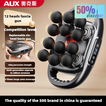 6-12 đầu Súng fascia đa chức năng Máy mát xa cơ súng massage 35mm massage sâu hoàn toàn tự động cơ thư giãn súng massage 45KG súng fascia lực đẩy cao