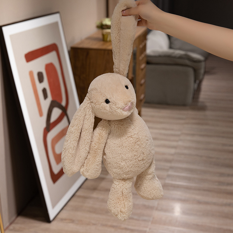 Kawaii Kem Thỏ Đồ Chơi Sang Trọng Thỏ Dễ Thương Búp Bê Sang Trọng Bạc Màu Be Bunny Đồ Chơi Nhồi Bông Mềm Mại Cho Bé Làm Dịu Búp Bê Trang Trí Phòng Ngủ Nhà Gấu Bông Bé Gái Quà Tặng Giáng Sinh Quà Tặng Sinh Nhật COD