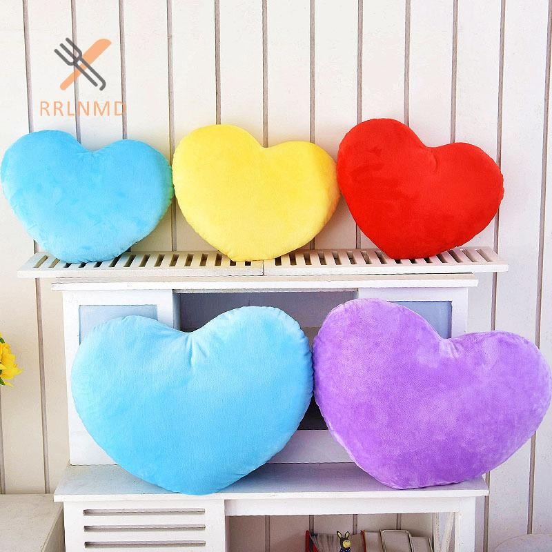 Rrlnmd Gối Sang Trọng Hình Trái Tim Dễ Thương Gối Ngủ Mềm Trang Trí Phòng Khách Valenes Quà Tặng Ngày Thoải Mái Gối Tình Yêu Sofa Đệm MỚI