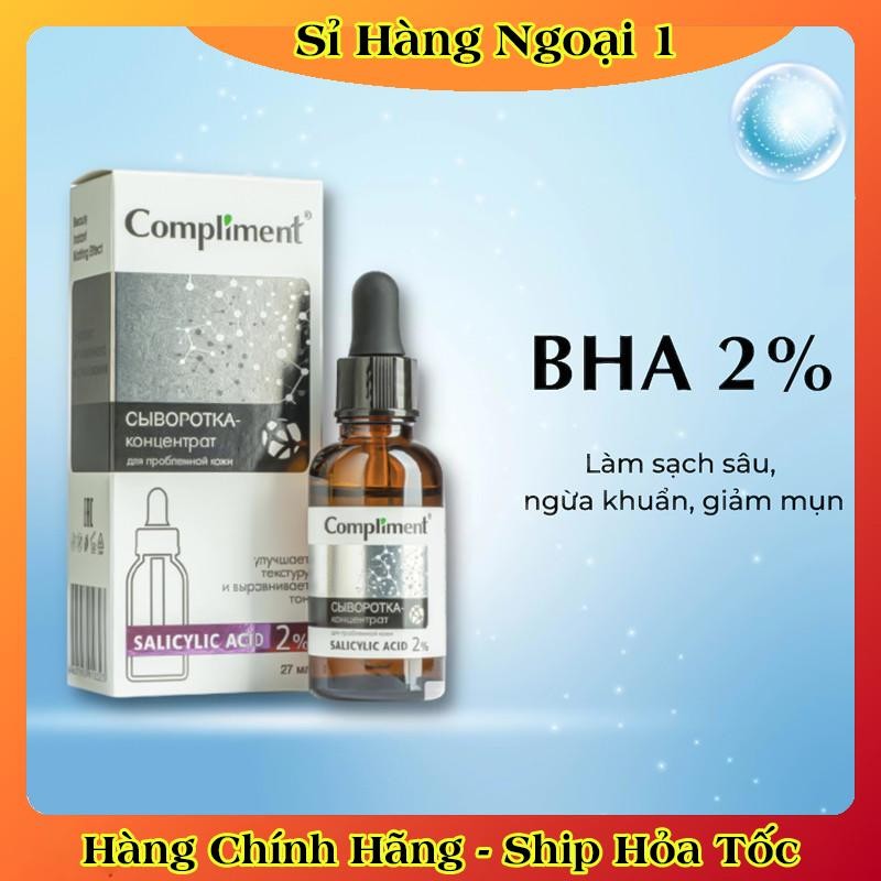 Serum Compliment 2% BHA SALICYLIC ACID làm sạch sâu, giảm mụn, se lỗ chân lông, kiềm dầu của Nga