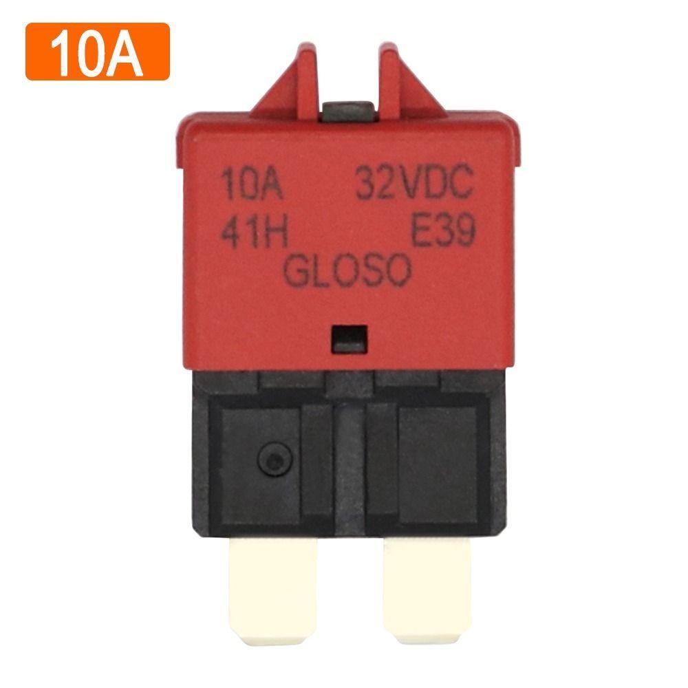 Cầu chì lưỡi FANIELLAPOWELL ATC, Bộ ngắt mạch đặt lại thủ công 5-30A, Phụ kiện ô tô Phục hồi tự động Bảo vệ quá dòng Bảo vệ ô tô Xe máy Xe tải Thuyền Marine