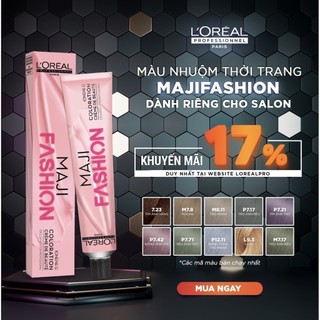 KEM NHUỘM TÓC THỜI TRANG CAO CẤP L'OREAL MAJIFASHION TUÝP 50ML + KÈM OXY [ TN ]