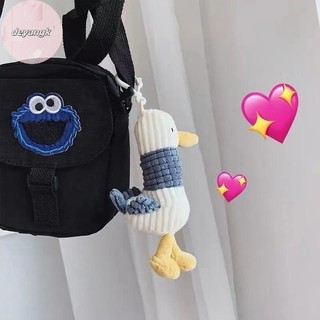 Deyangk Hoạt Hình Dễ Thương Sang Trọng Vịt Xấu Xí Móc Khóa Mềm Móc Khóa Nữ Cô Gái Quyến Rũ Túi Mặt Dây Chuyền Xe Mới Trẻ Em Dễ Thương Vịt Móc Khóa Trẻ Em Quà Tặng VN