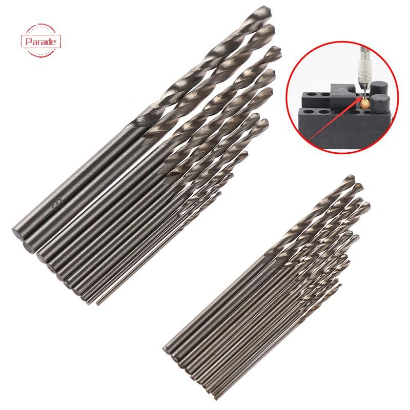 Parade 10 Cái / hộp Khoan HSS Bit 0.8mm-3.0mm Chân Thẳng PCB Xoắn Mũi Khoan Bộ VN