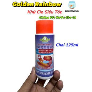 Dung Dịch Khử Clo Nước Mới, Giúp Chống Sốc Nước Cho Cá Golden Rainbow 125ml