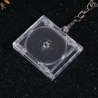 [GOU] Ngoại Vi Kỷ Niệm Trống Album CD Case Móc Khóa CD Player Hình Chìa Khóa Mặt Dây Chuyền Cho DIY Ba Lô Trang Trí VN