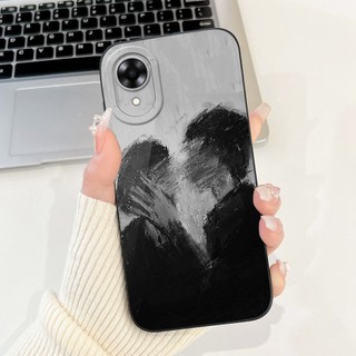Dành Cho OPPO A17 CPH2477 Ốp Lưng Đáng Yêu Nơ Graffiti Mềm Silicon Bảo Vệ Điện Thoại Cho OPPO A17k CPH2471 Vỏ