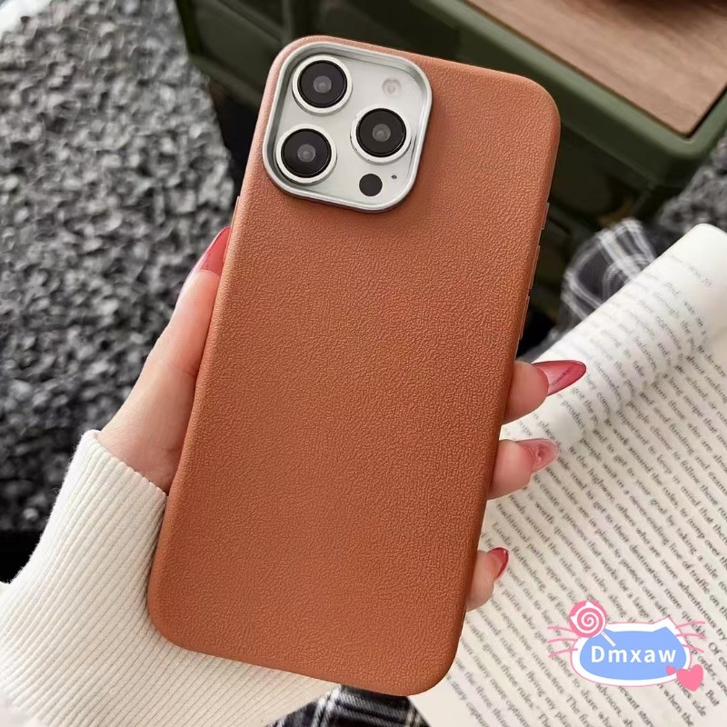 Ốp Điện Thoại Da Màu Trơn Đơn Giản Cho Realme 15T 15 14 Pro Plus 14X C75X C75 C73 C71 Narzo 80 Lite Note 70 5G 4G Vỏ TPU Mềm Da Kinh Doanh Họa Tiết Da Cảm Giác Lưng