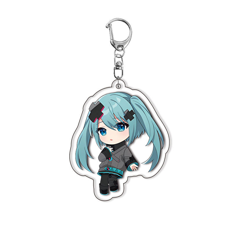 HT3 Hatsune Miku Acrylic Móc Khóa Mặt Dây Chuyền Túi Phụ Kiện Anime Ngoại Vi TH3