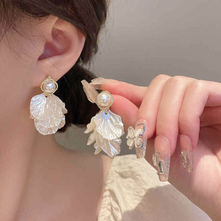 Tua Rua Vỏ Bông Tai Hoa Nữ Phong Cách Mới Nhẹ Sang Trọng Thiết Kế Niche Bông Tai Cao Cấp