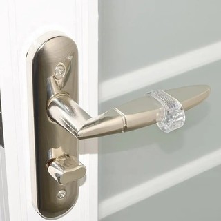 5 Miếng cản tay nắm cửa hình chữ O Nút chặn cửa trong suốt PVC, Bộ đệm chống va chạm cho tay cầm mảnh, Thiết bị bảo vệ tường 32x25x14mm có đường kính vòng 18mm