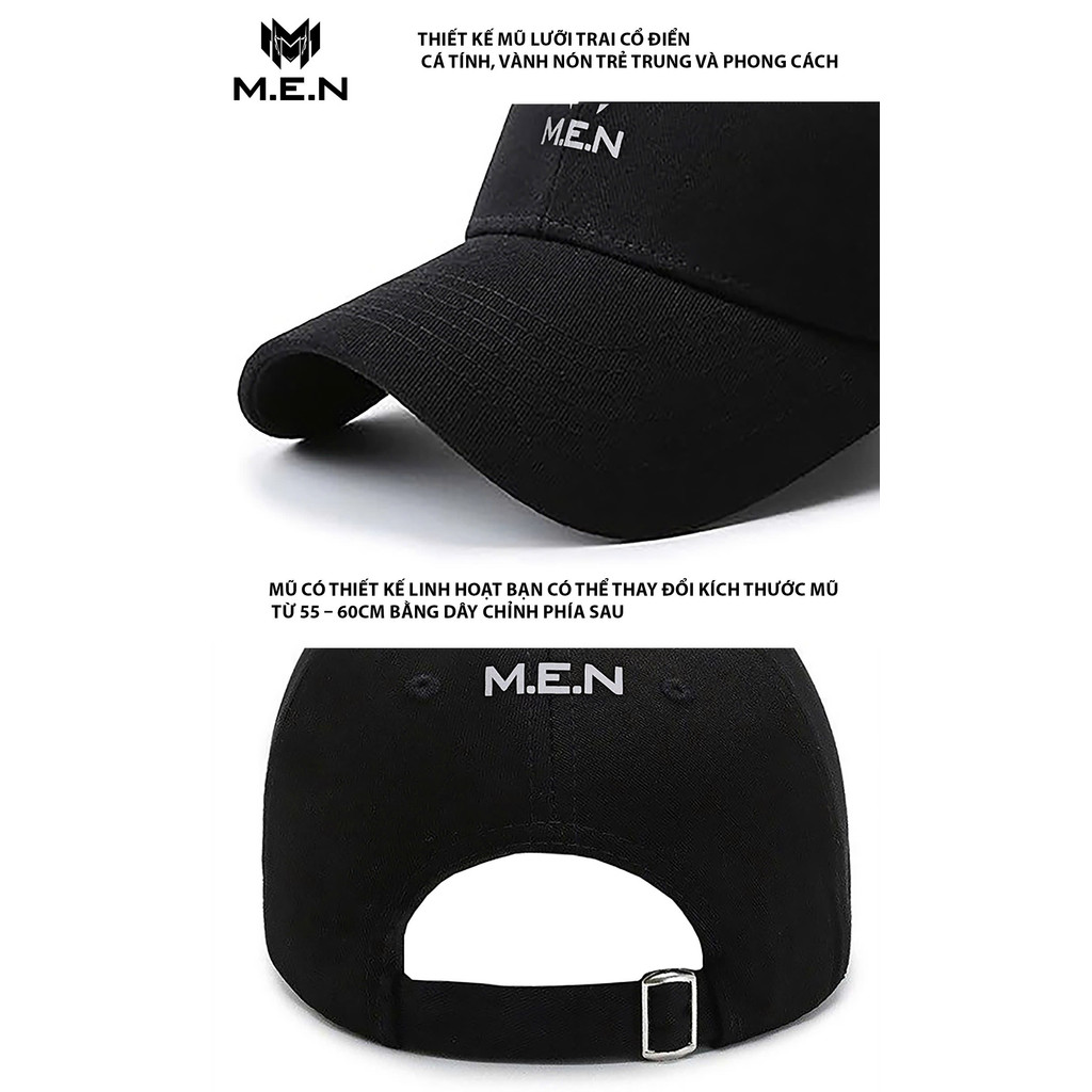 Nón kết thời trang hiện đại chữ Men có 5 loại mang êm chống nắng siêu ngầu [CÓ SẴN]