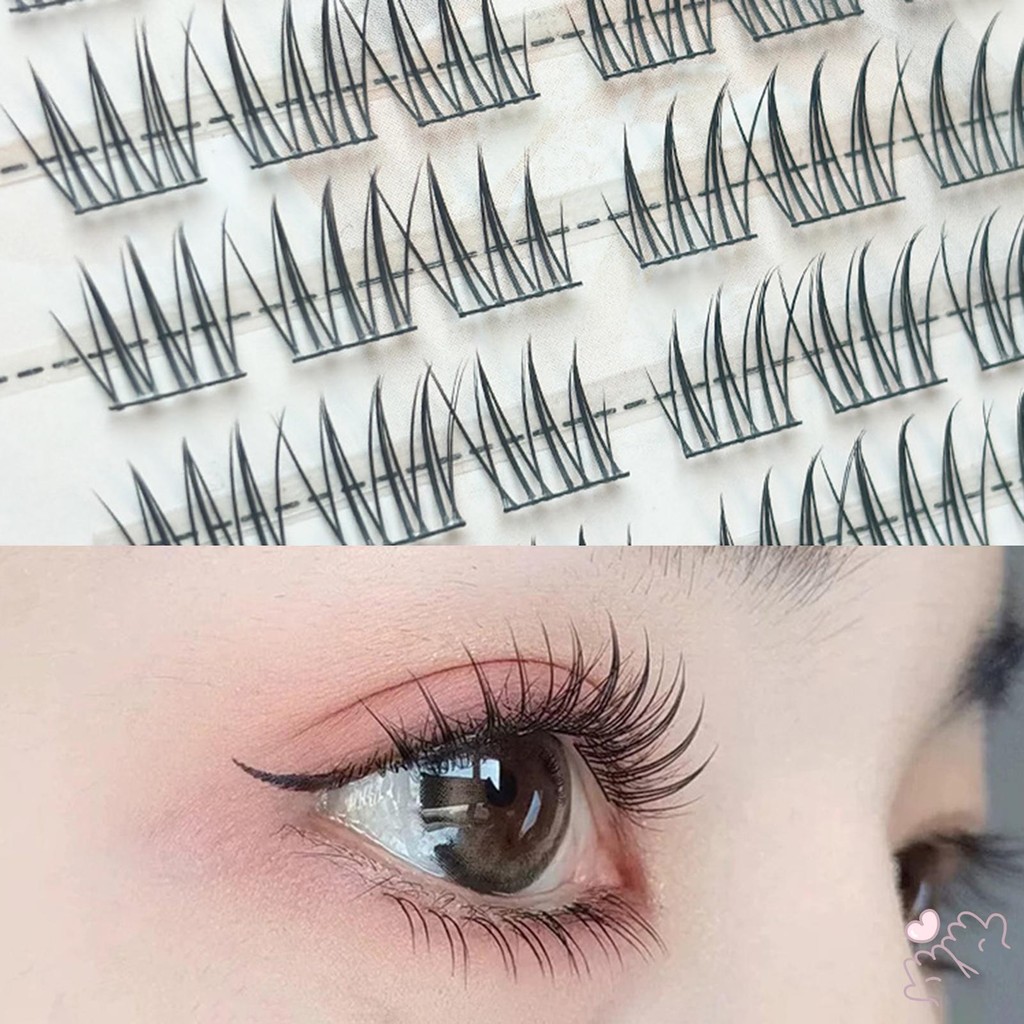 IOIIK Lông mi giả tự nhiên 10-11mm C Curl Anime Mis Cosplay Kiểu ngắn nhóm nữ