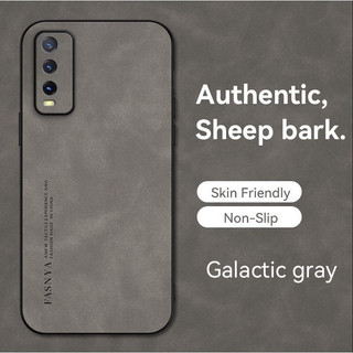 Ốp lưng Vivo V2042 V2043 V2048 V2032 v2026 v2027 v2028 v2029 y12s y20 Vỏ da cừu cao cấp, làm bằng vỏ cứng thân thiện với da, vỏ điện thoại chống rơi và chống sốc