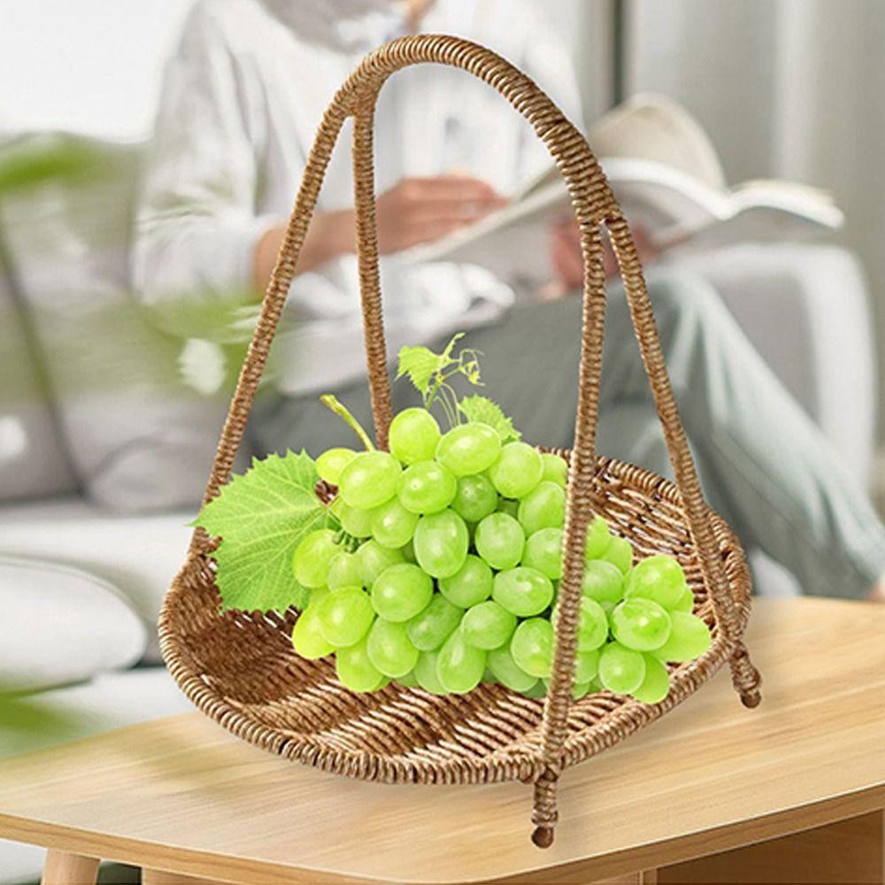 Giá để bánh kẹo DAYBREAK, Giỏ đựng trái cây trong nhà bếp thủ công, Khay đựng đồ ăn nhẹ rau quả đơn giản 1 / 2 / 3 lớp cho nhà bếp