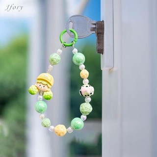 Jfory Hạt Móc Khóa Mini Đa Năng Nhiều Màu Ổn Định Dễ Thương Dễ Thương Nhẫn Để Trang Trí Sử Dụng Xe Ô Tô Bé Gái