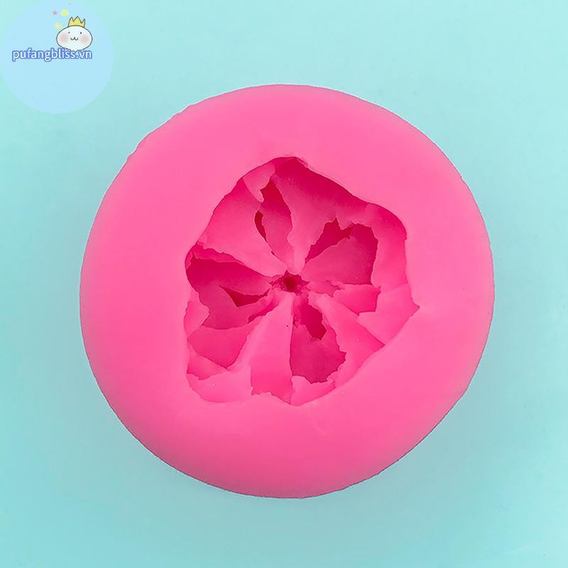 Pufangbliss 1 Khuôn Hoa Đẹp DIY Thạch Cao Nhựa Nghệ Thuật Silicon Mềm Fondant Khuôn Socola Xà Phòng Trang Trí Bánh Dụng Cụ Nướng Bánh VN