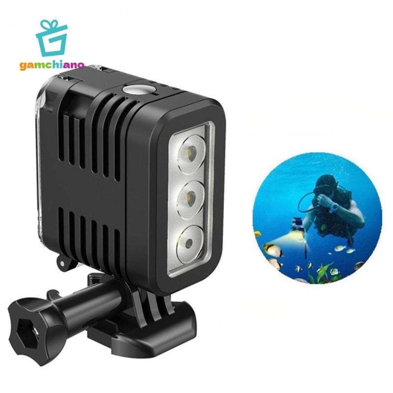 Đèn lặn dưới nước 45M Đèn Video cho máy ảnh thể thao