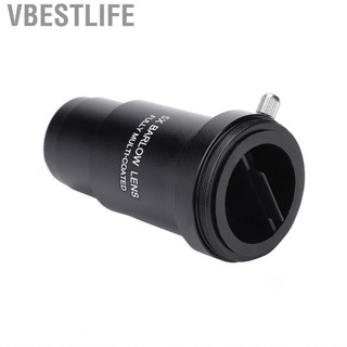 VBESTLIFE Ống kính Barlow Hợp kim nhôm 5x Đa lớp Độ phóng đại 1,25 5X