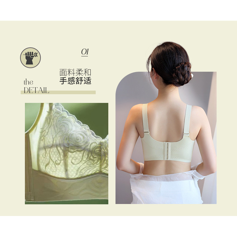 Áo ngực ren cỡ lớn có thể điều chỉnh phong cách mỏng đẩy lên