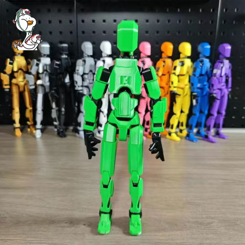 Action Figures Joint Movable Toys Multi-Jointed Movable Robot 3D ...