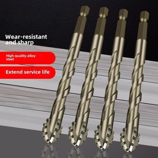 [Giao hàng từ Việt Nam] Bộ mũi khoan gạch bê tông 4/6 chiếc PURECOTTON0, răng cưa đa chức năng, độ cứng cao 4 lớp