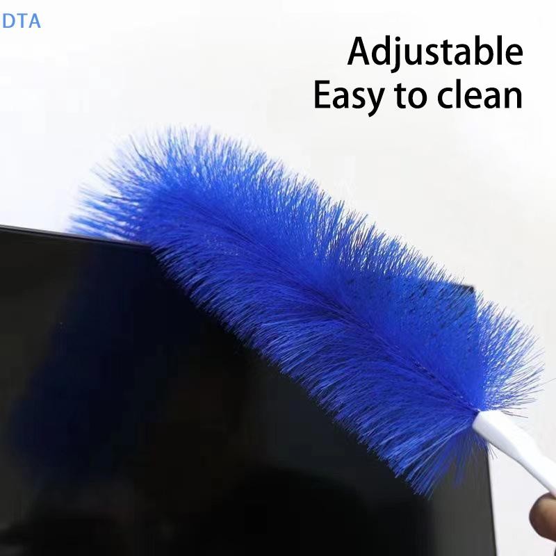 Bàn Chải Quạt DTA Có Thể Uốn Cong Microfibre Duster Hộ Gia Đình Bụi Tẩy Sạch Bàn Chải Cho Điều Hòa Không Khí Nội Thất Màn trập Xe Bụi PO