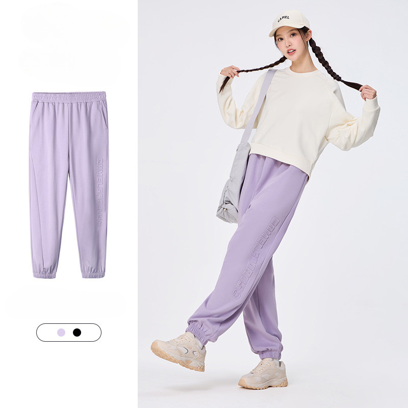 Ảnh CAMEL CROWN Casual Sweatpants Nữ Cotton Mềm Chạy Bộ Quần Legging Thể Thao Rời 2