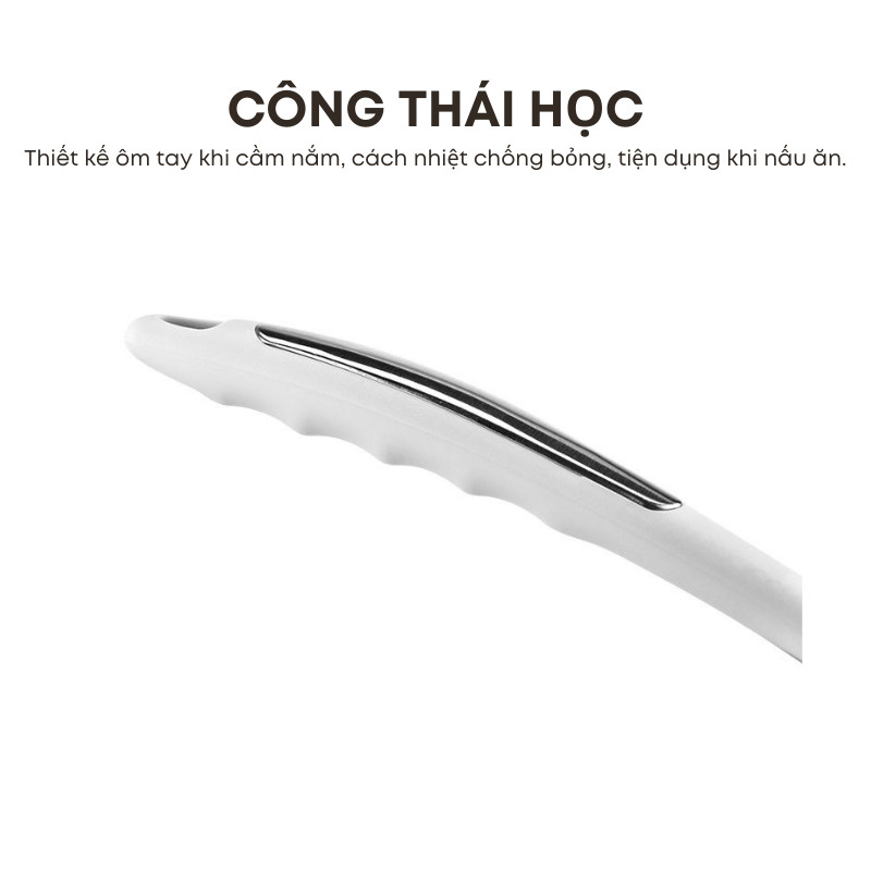 Thìa Muỗng Lọc Dầu Xẻng Lật Silicon Chống Dính Chịu Nhiệt Cao Cấp - Bộ Dụng Cụ Nhà Bếp Nấu Ăn  | 182