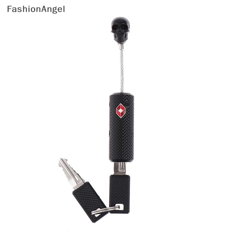 Khóa hải quan FashionAngel Xe đẩy kim loại nước ngoài Hành lý Su