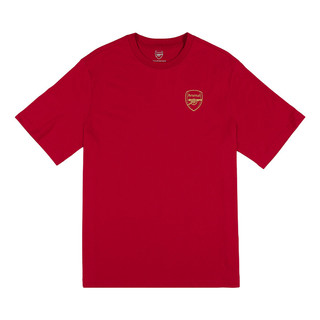 Áo thun ngắn tay dáng rộng cổ tròn cỡ lớn dành cho nam và nữ Arsenal