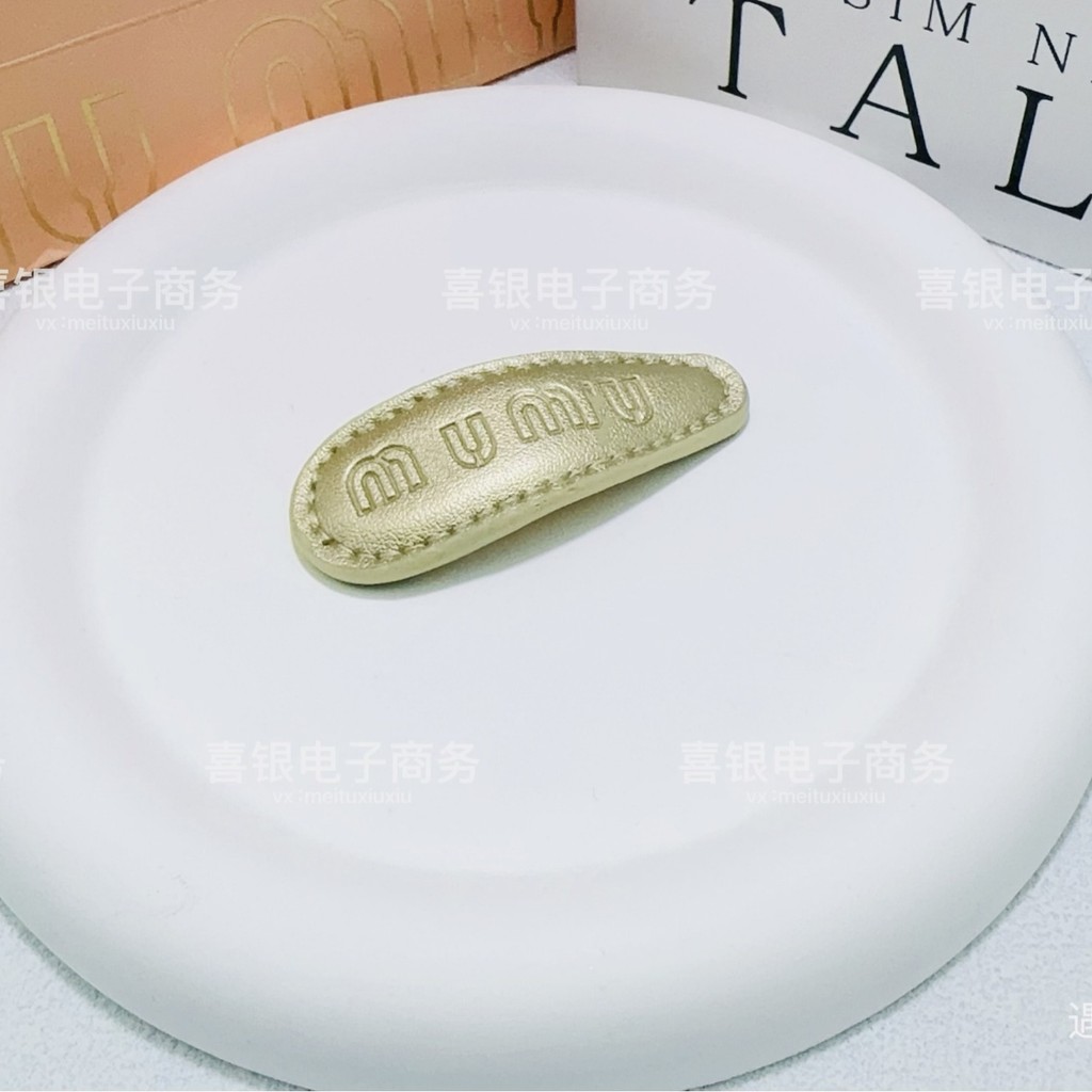 Kẹp tóc chữ cái viền dầu, chất lượng cao, phong cách thời trang dễ phối