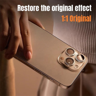 Chính Hãng iPhone 16 Pro Max Kính Ống Kính Phim iPhone 15 14 Pro Max Plus iPhone 12 13 Pro Max Camera Bảo Vệ Kính Phim Phía Sau Camera Chống Sốc Vỏ Kim Loại