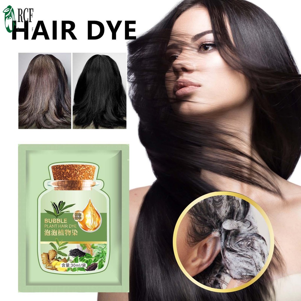 Thuốc nhuộm tóc thực vật tự nhiên Dễ sử dụng Chiết xuất thực vật nguyên chất Dầu gội nhuộm tóc cho thuốc nhuộm tóc nam nữ