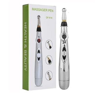 Bút Massage Châm Cứu Huyệt Đạo Thông Kinh Lạc Bằng Xung Điện DF-618 - tặng kèm pin