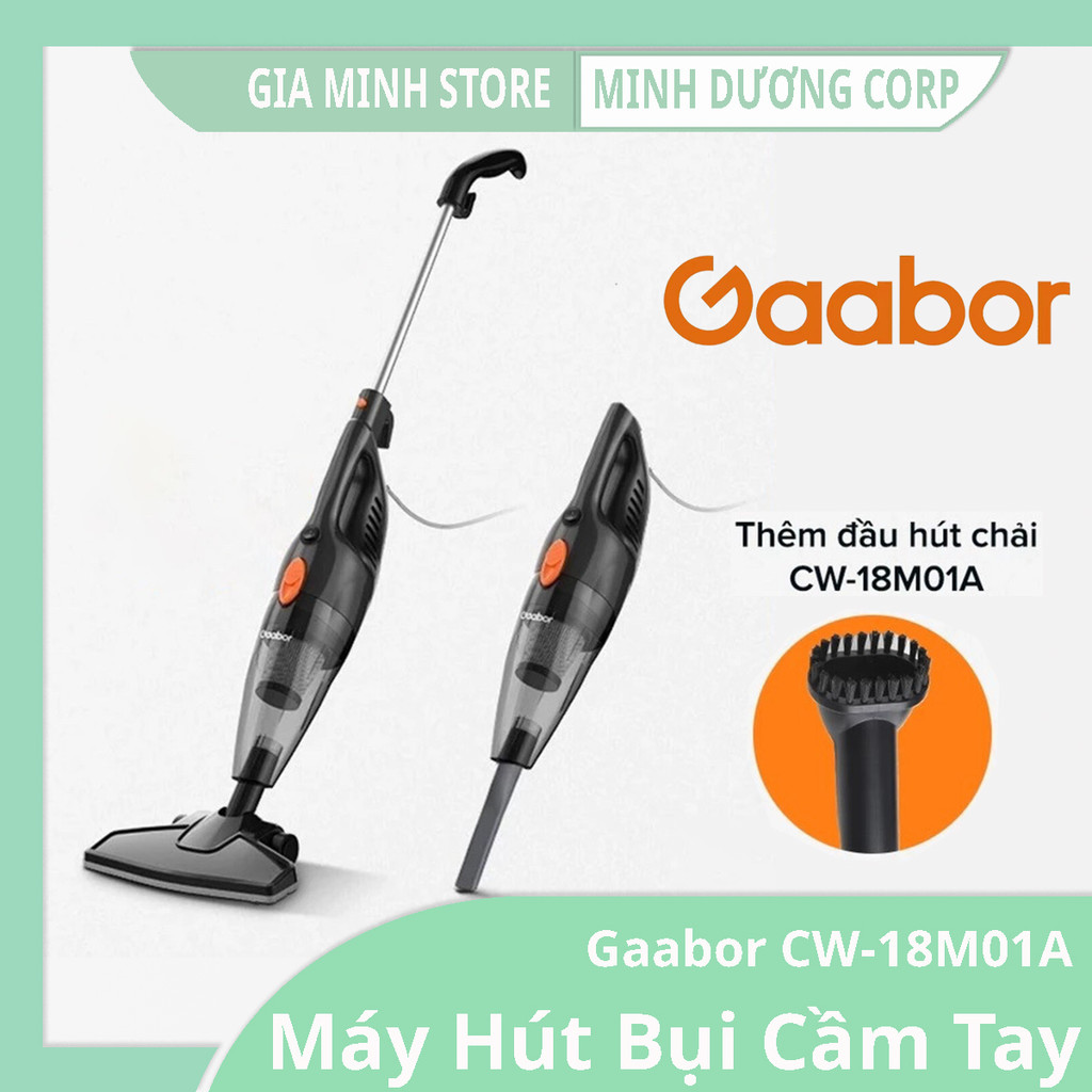 Máy Hút Bụi - Gaabor CW-18M01A - Cầm Tay - Lực Hút 18000 Pa - Dây điện 5m - 3 Đầu Hút - Chính Hãng