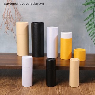 [Savemoneyeveryday] Chai nhỏ giọt Ống giấy Kraft rỗng Hộp bìa cứng Giấy tròn Hộp bìa cứng Hộp đựng bìa cứng có nắp [vn]