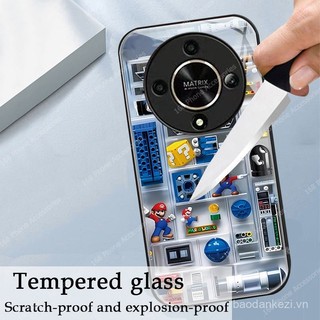 Ốp lưng Honor X9C X9B X9A 5G, ốp lưng Honor X9C thông minh, hoạt hình anime, Mario đẹp trai, ốp chống sốc, kính lỏng sang trọng cho nam sinh viên