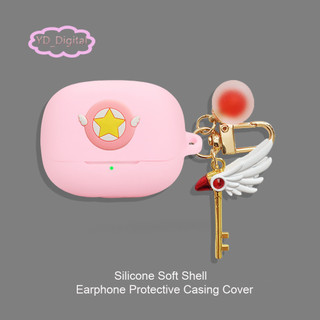 Cho SoundPEATS Air 5 pro Vỏ Tai Nghe Dễ Thương Vỏ Bảo Vệ Tai Nghe Hoạt Hình Bảo Vệ Chống Sốc Tay Mềm Tai Nghe Nhét Tai Da