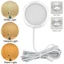 Đèn trần âm trần CATIYAHA, Đèn Led tròn 3W bằng nhôm DC12V, Đa kịch bản 3000K / 4000K / 6000K Mỏng 8mm 2510 Tủ trưng bày đèn thiết bị đầu cuối