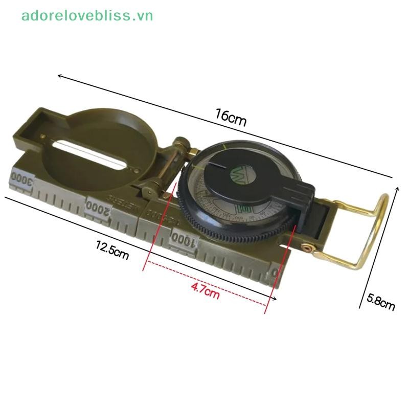 Thêm La bàn di động Cắm trại ngoài trời La bàn gấp đi bộ đường dài Chuyến đi sinh tồn Công cụ thám hiểm điều hướng chính xác BSS