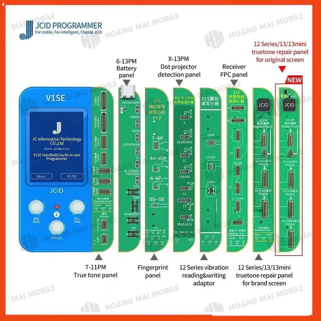 Bản mạch JCID V1SE Fix màn hình 7G-11PM